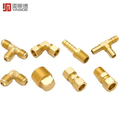 真鍮CNC機械加工部品 管継手部品